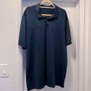 Nike Golf Dry Fit Navy Blue Polo Shirt!